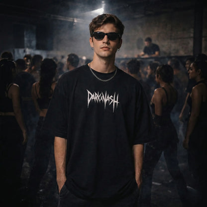 Techno Tribal Core - Chemise bio surdimensionnée