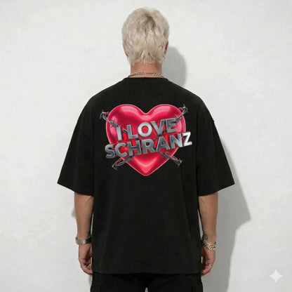 I Love Schranz - Organic Oversize Shirt