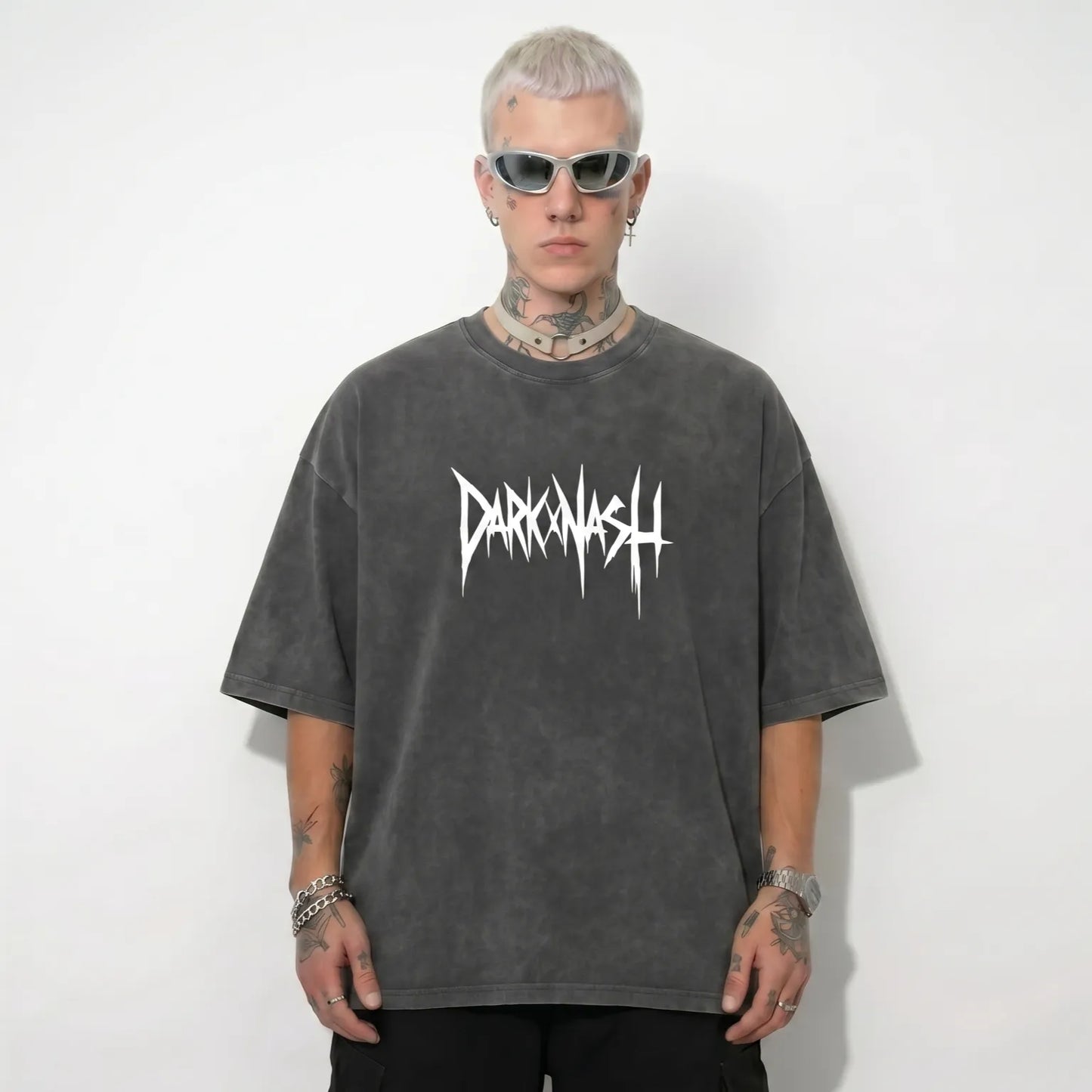 Camisa Oversized Melting Skull VACANCY