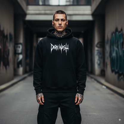 Melting Skull - Fluffy Boxcut Hoodie