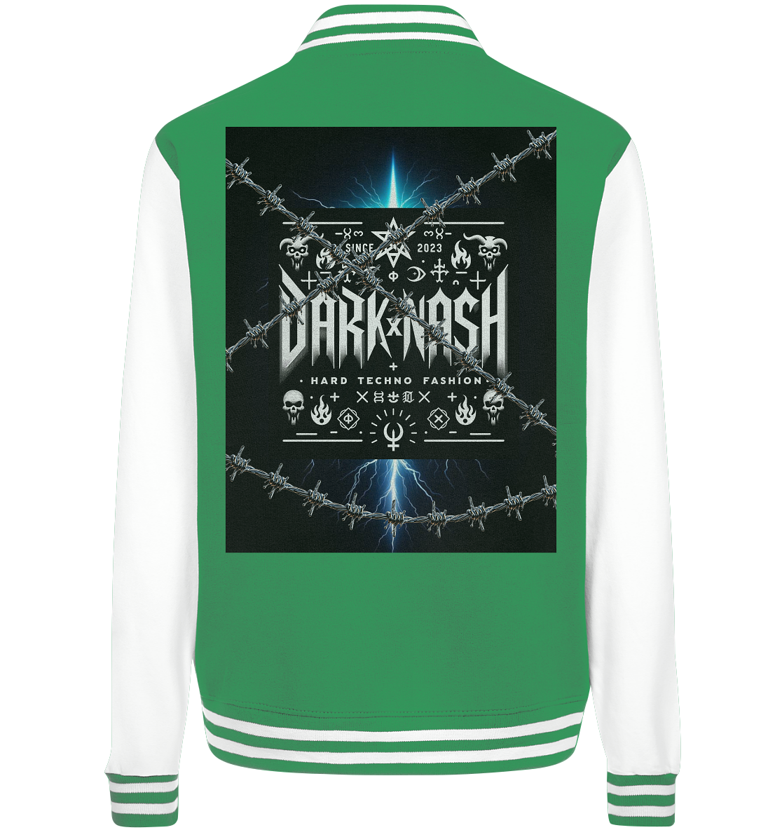 DARKXNASH Barbed Wire (Backprint) - College Jacket