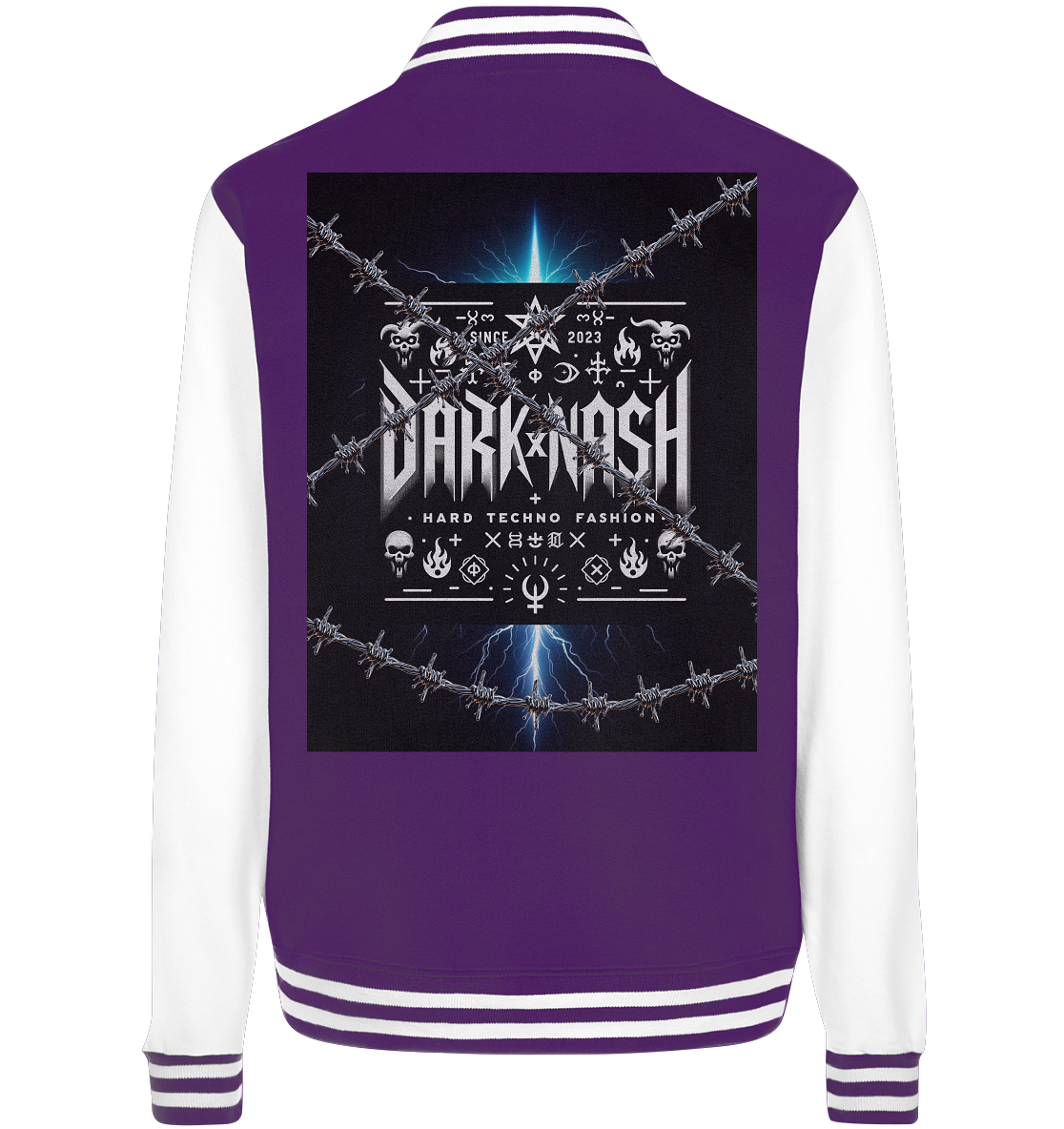 DARKXNASH Barbed Wire (Backprint) - College Jacket