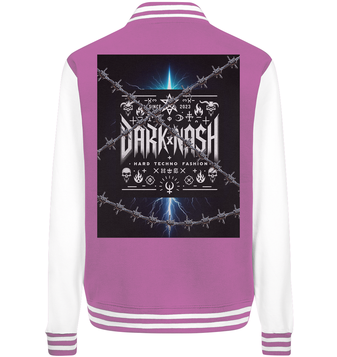 DARKXNASH Barbed Wire (Backprint) - College Jacket