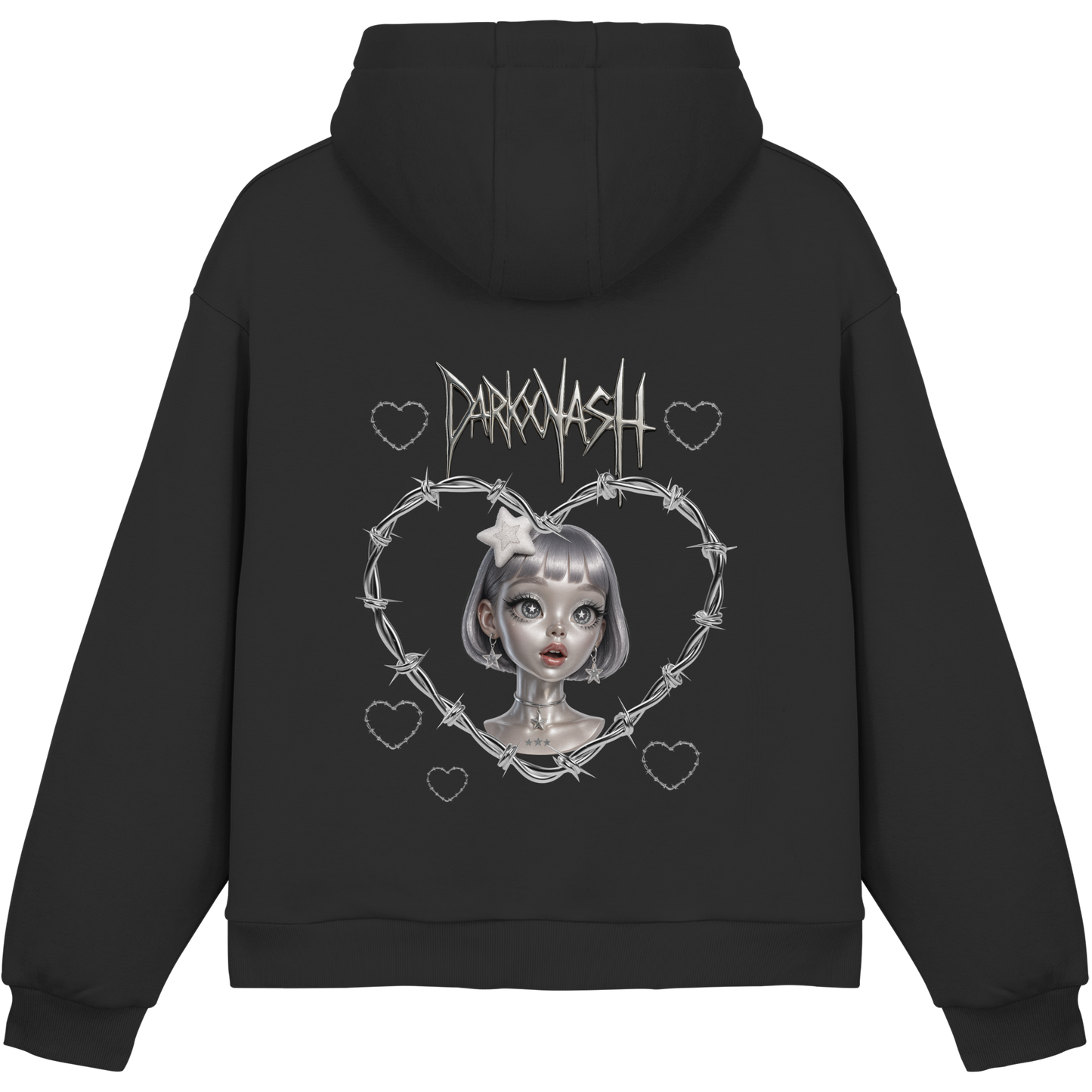 Silver Doll - Fluffy Boxcut Hoodie