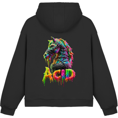 ACID HORSE - Zachte Boxcut Hoodie