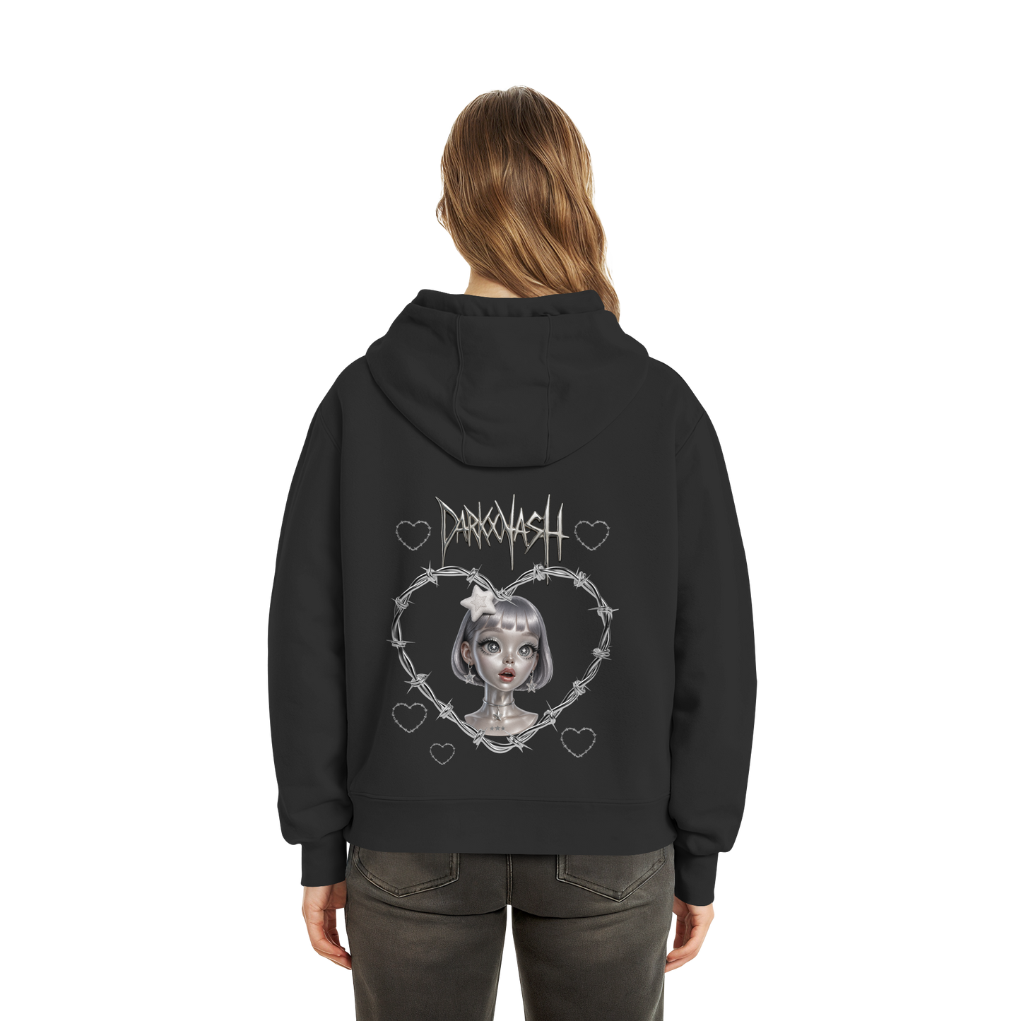 Silver Doll - Fluffy Boxcut Hoodie