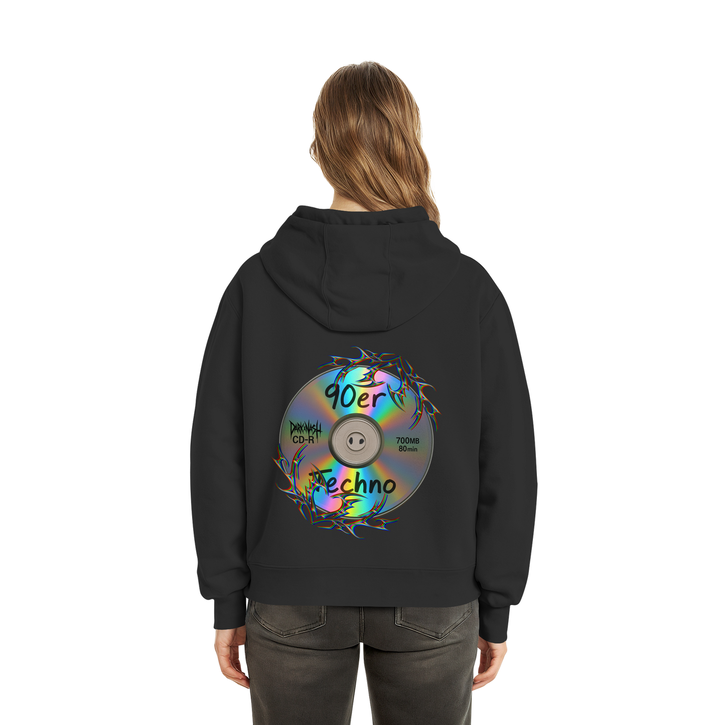 90er CD - Fluffy Boxcut Hoodie