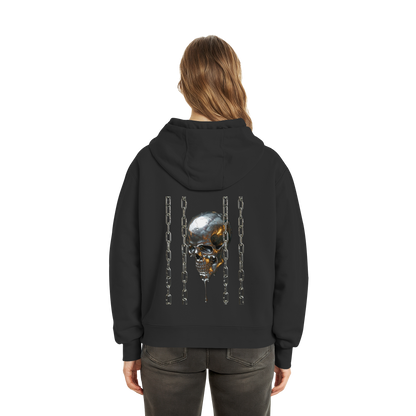 Melting Skull - Fluffy Boxcut Hoodie