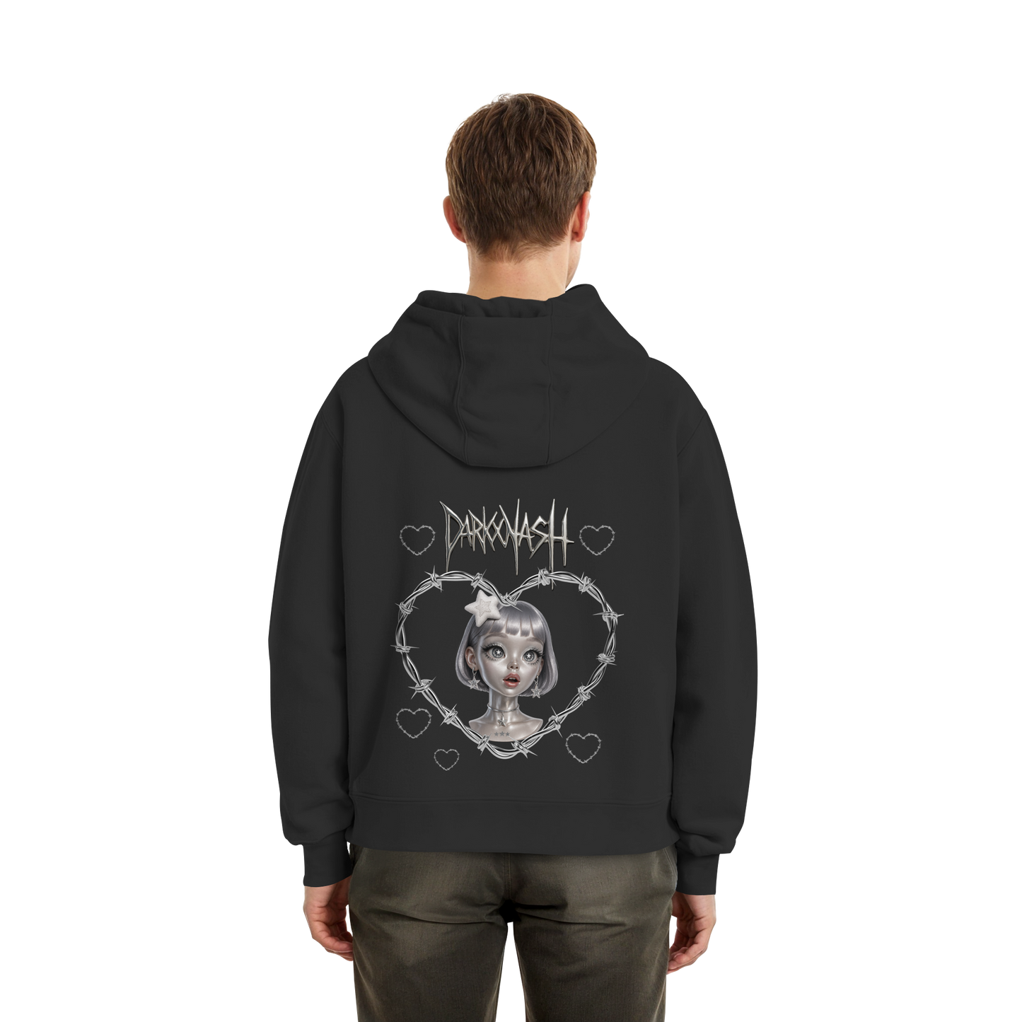 Silver Doll - Fluffy Boxcut Hoodie