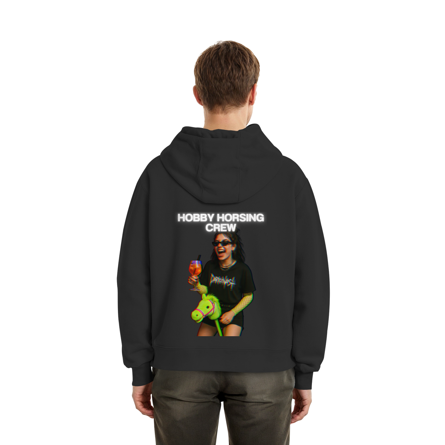 Hobby Horsing - Fluffy Boxcut Hoodie