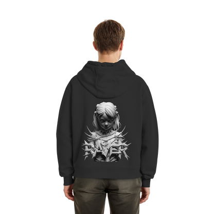 Befreite Resonanz (Backprint) - Fluffy Boxcut Hoodie