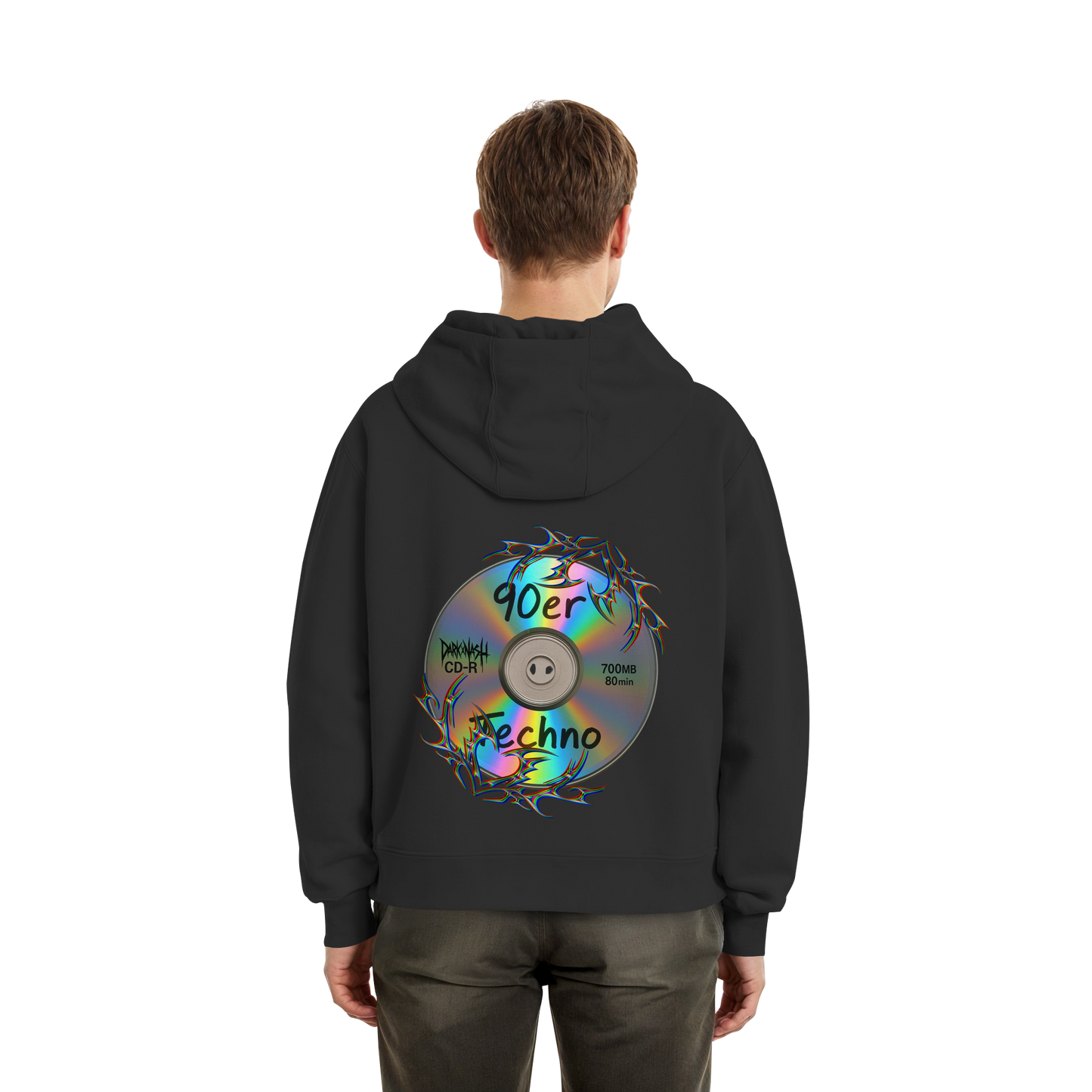 90er CD - Fluffy Boxcut Hoodie