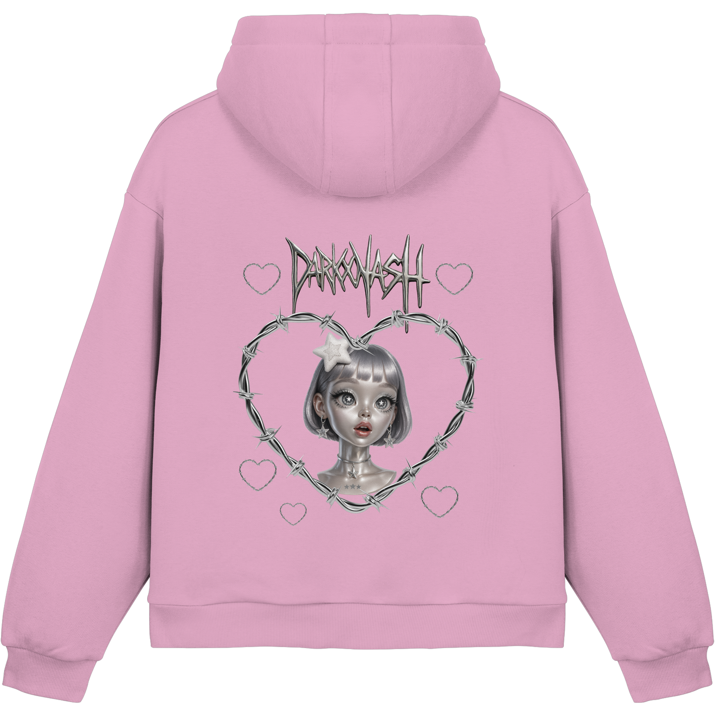 Silver Doll - Fluffy Boxcut Hoodie