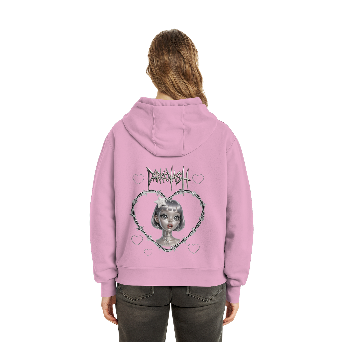 Silver Doll - Fluffy Boxcut Hoodie