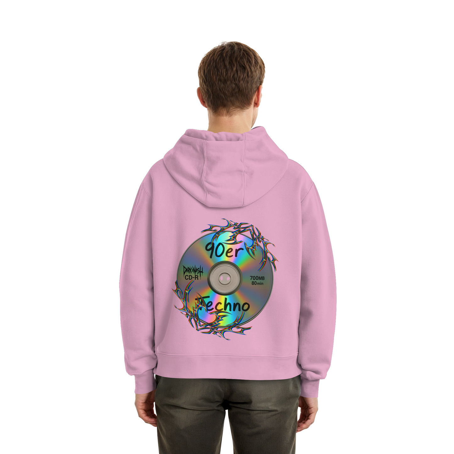 90er CD - Fluffy Boxcut Hoodie