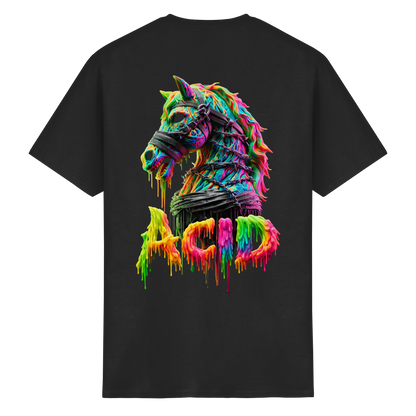 ACID HORSE - Zwaar Katoenen T-shirt