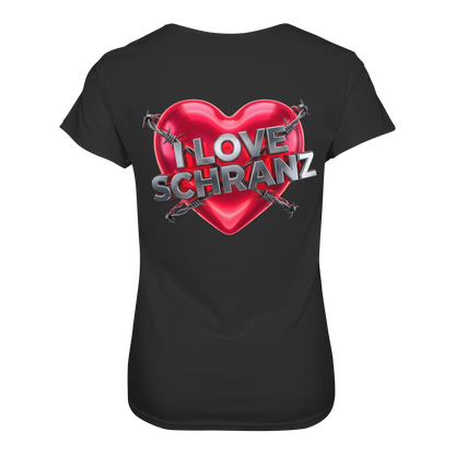 I Love Schranz - Ladies' Organic Shirt