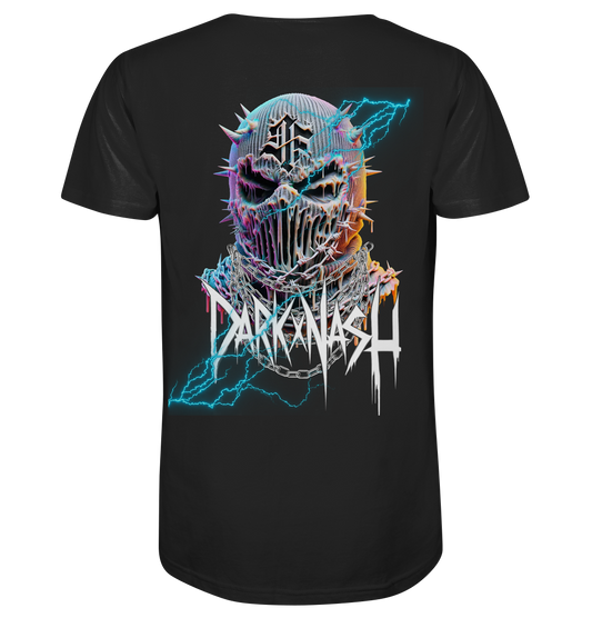 Techno Mask (Backprint) - Organic Basic Shirt