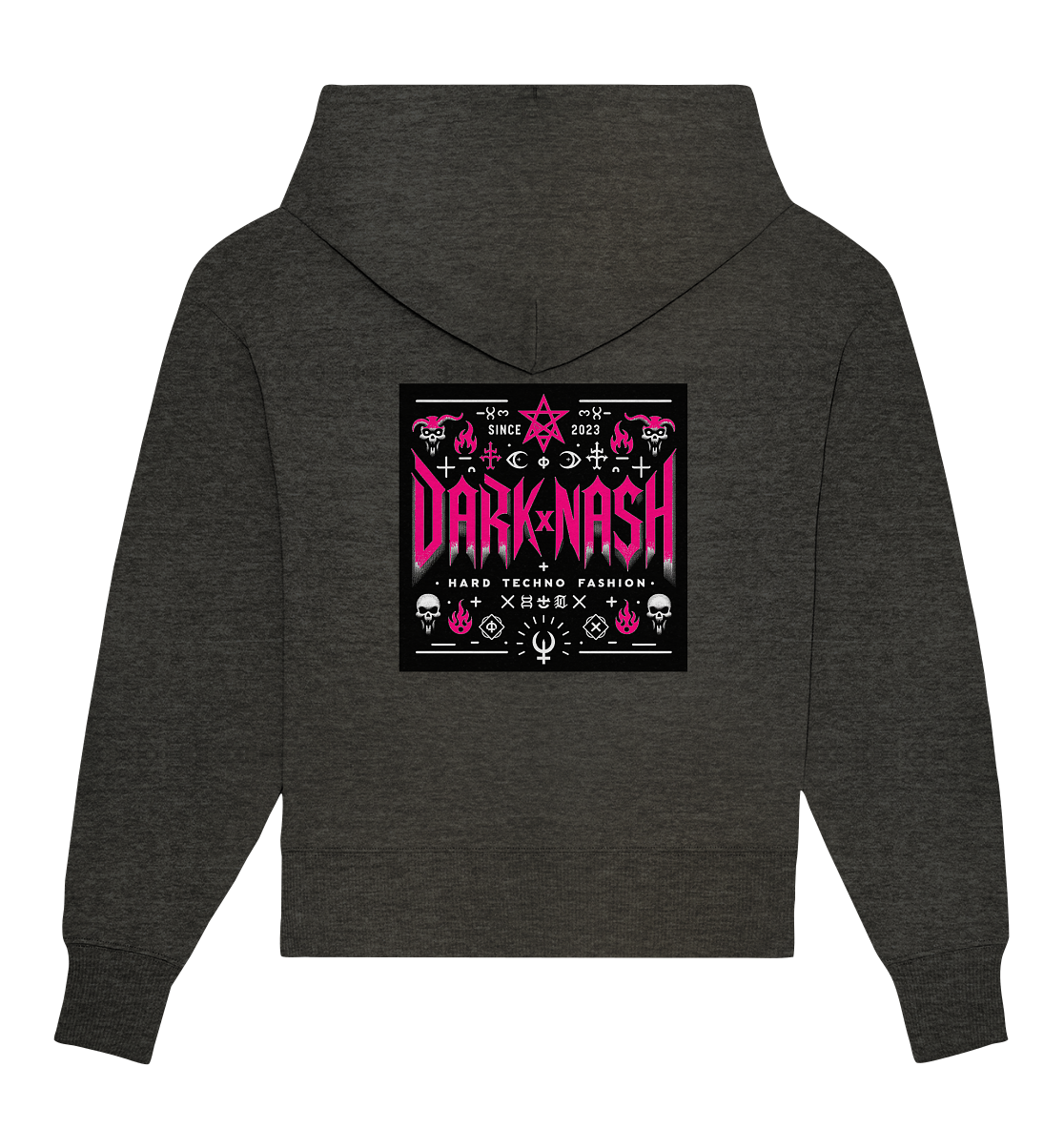 Cosmic Core Rave Essence - Organic Oversize Hoodie