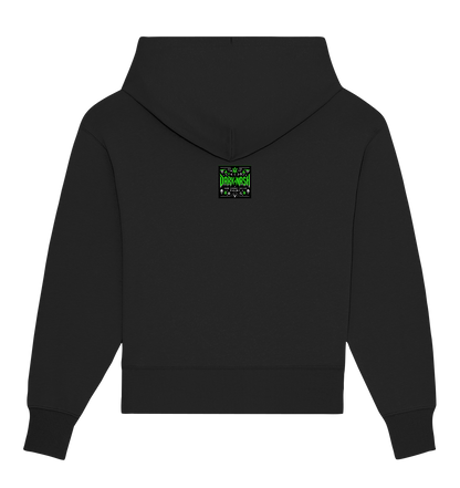 Basskraft Dämonin - Echo der Dunkelheit - Organic Oversize Hoodie