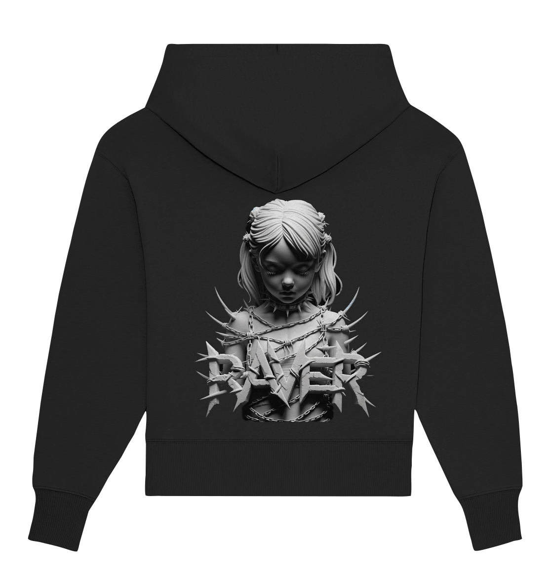 Befreite Resonanz (Backprint) - Organic Oversize Hoodie