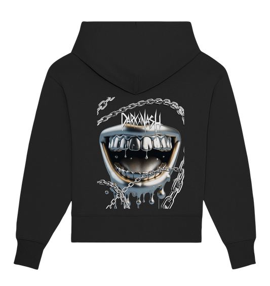 Metallic Rave Bite - Organic Oversize Hoodie