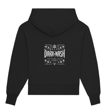 Cybernetic Canine – Acid Rave Edition - Organic Oversize Hoodie
