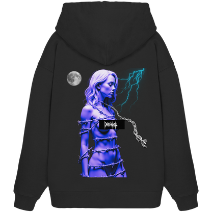 Neon Submission – Dunkle Verführung zwischen Beats & Fesseln - Organic Oversize Hoodie