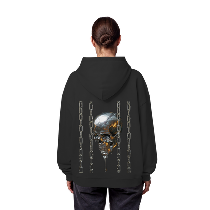 Melting Skull - Organic Oversize Hoodie