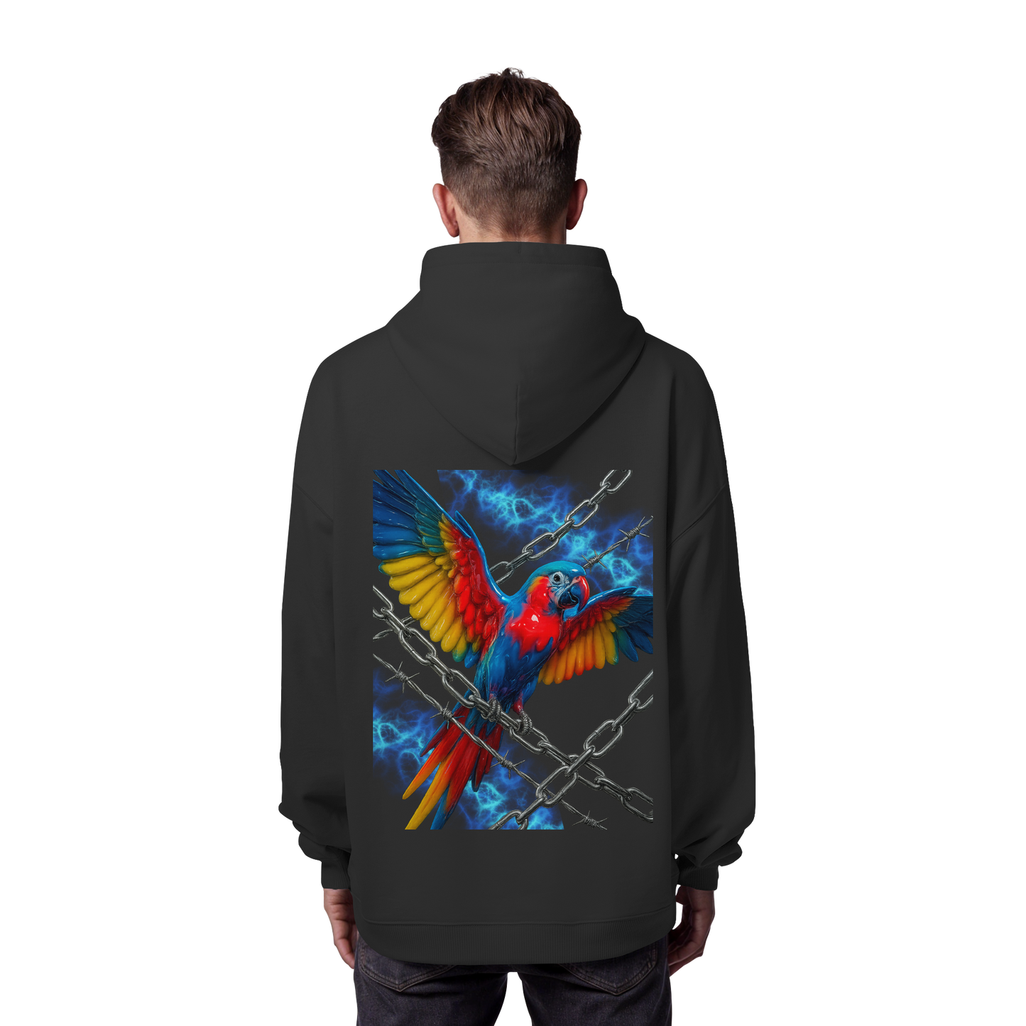 Ara in Chains - Organic Oversize Hoodie