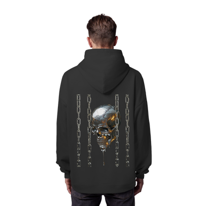 Melting Skull - Organic Oversize Hoodie