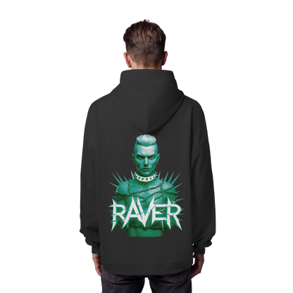 Green Raverboy - Organic Oversize Hoodie
