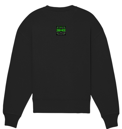 Basskraft Dämonin - Echo der Dunkelheit - Organic Oversize Sweatshirt
