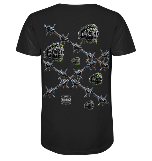 Stacheldraht Biss (Backprint) - Organic Shirt