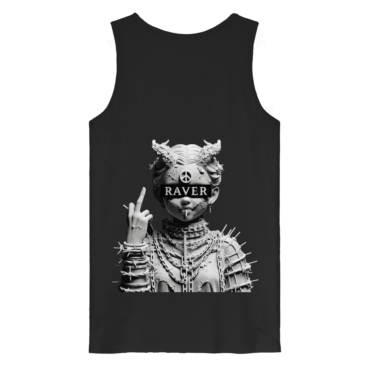 PEACE & CHAINS - Organic Tank Top