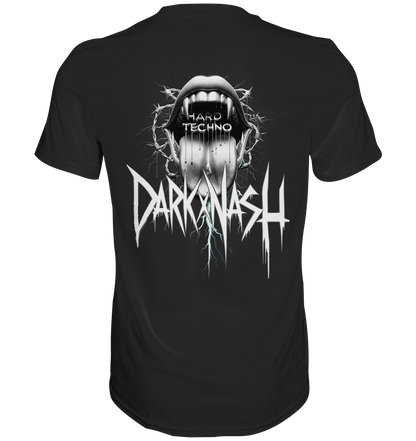 DARKXNASH  Hard Techno (Backprint) - Premium Shirt