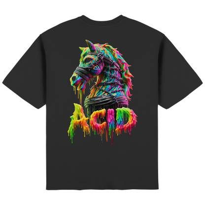 ACID HORSE - Straatkleding Oversized T-shirt