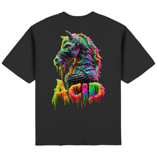 ACID HORSE - Straatkleding Oversized T-shirt