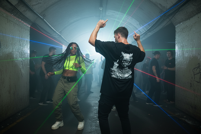 PEACE & CHAINS - Streetwear Oversized T-Shirt