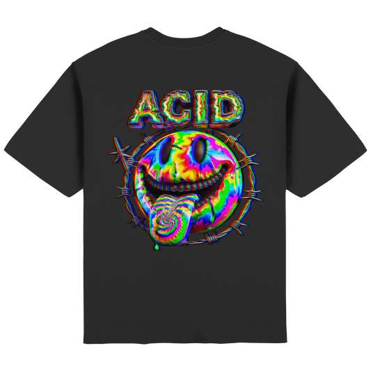 Acid Smile   - Streetwear Oversized T-Shirt