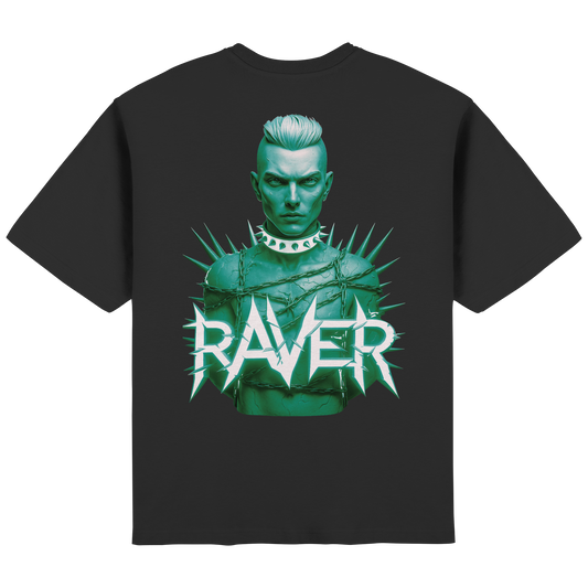 Green Raverboy - Streetwear Oversized T-Shirt