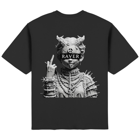 PEACE & CHAINS - Streetwear Oversized T-Shirt