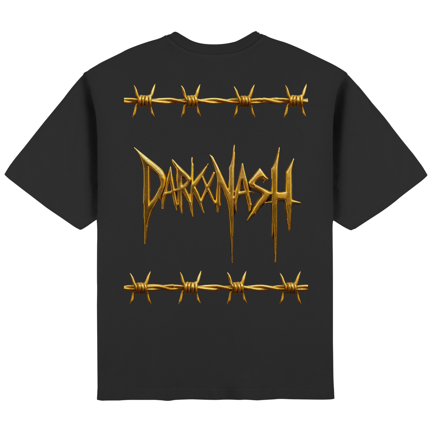 DARKXNASH GOLD - Streetwear Oversized T-Shirt
