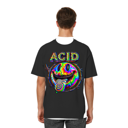 Acid Smile   - Streetwear Oversized T-Shirt