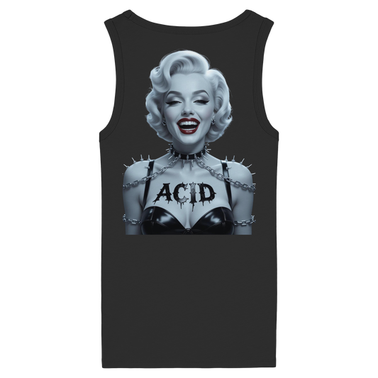 Marilyn on Acid - Womens Organic Fitted Tank Top