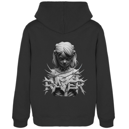 Befreite Resonanz (Backprint) - Womens Organic Hoodie B&C