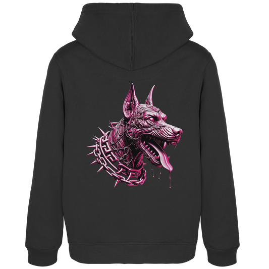 Cybernetic Dog - Womens Organic Hoodie B&C