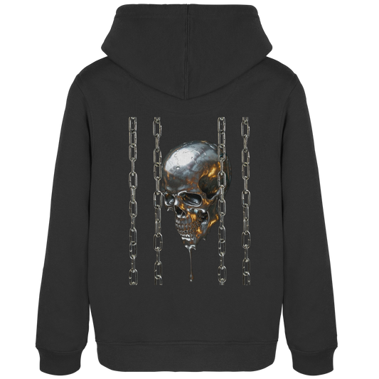 Melting Skull - Womens Organic Hoodie B&C