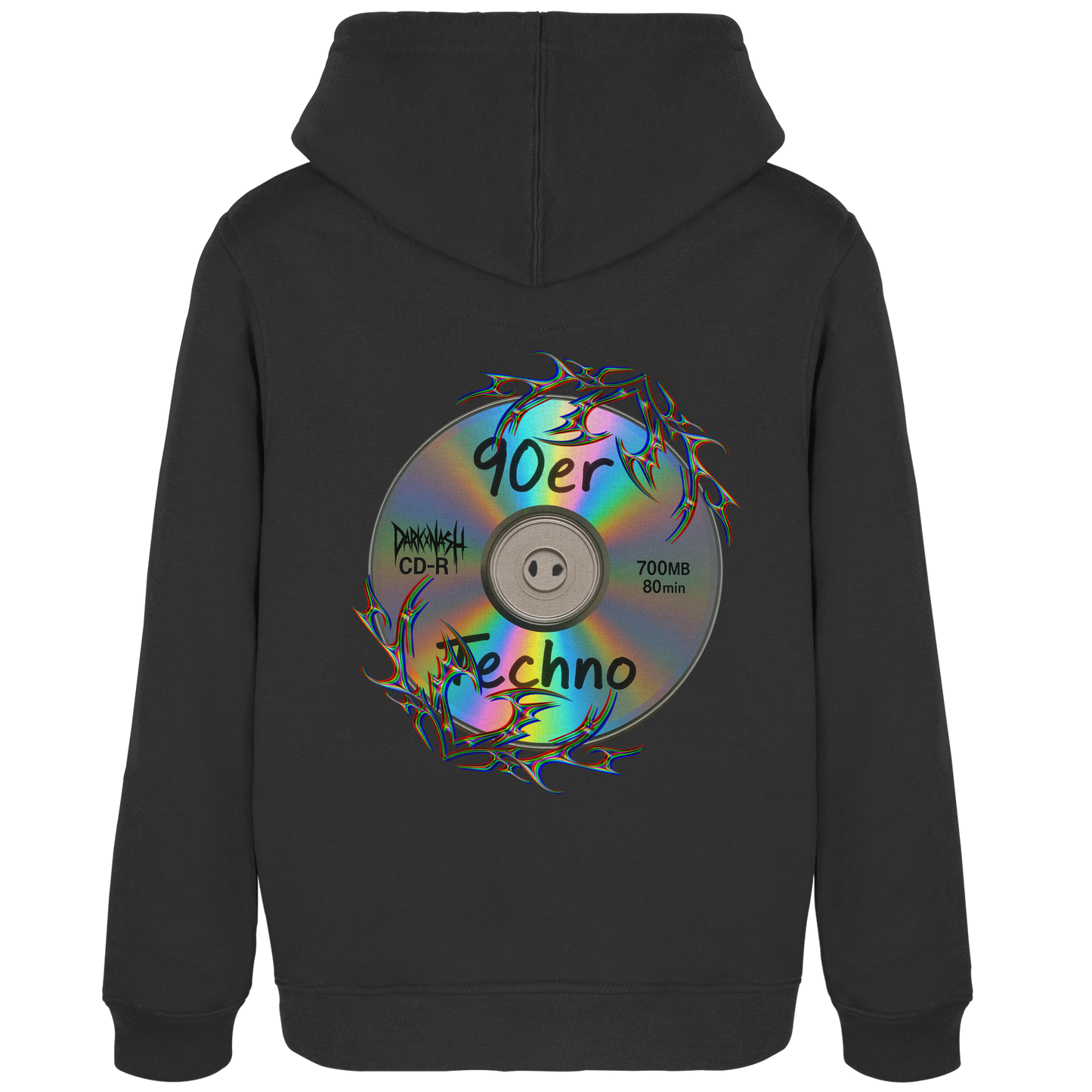 90er CD - Womens Organic Hoodie B&C