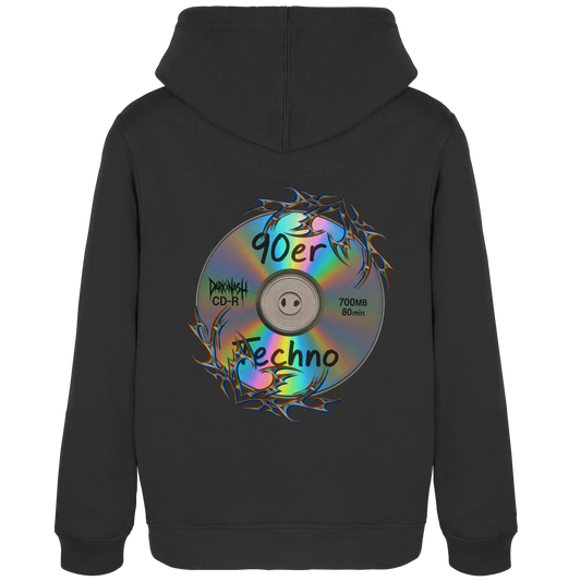 90er CD - Womens Organic Hoodie B&C
